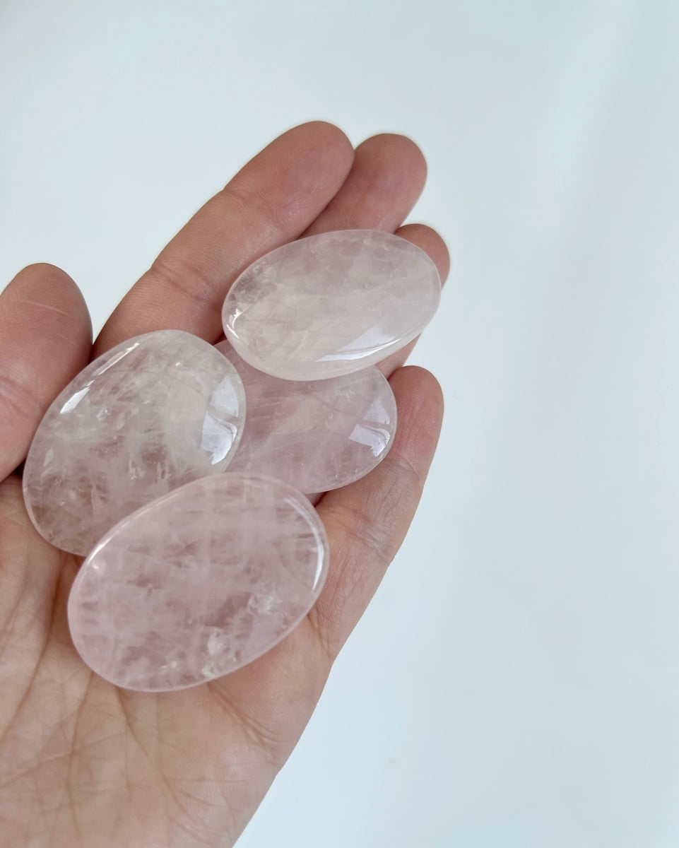 Rose Quartz Worry Stone