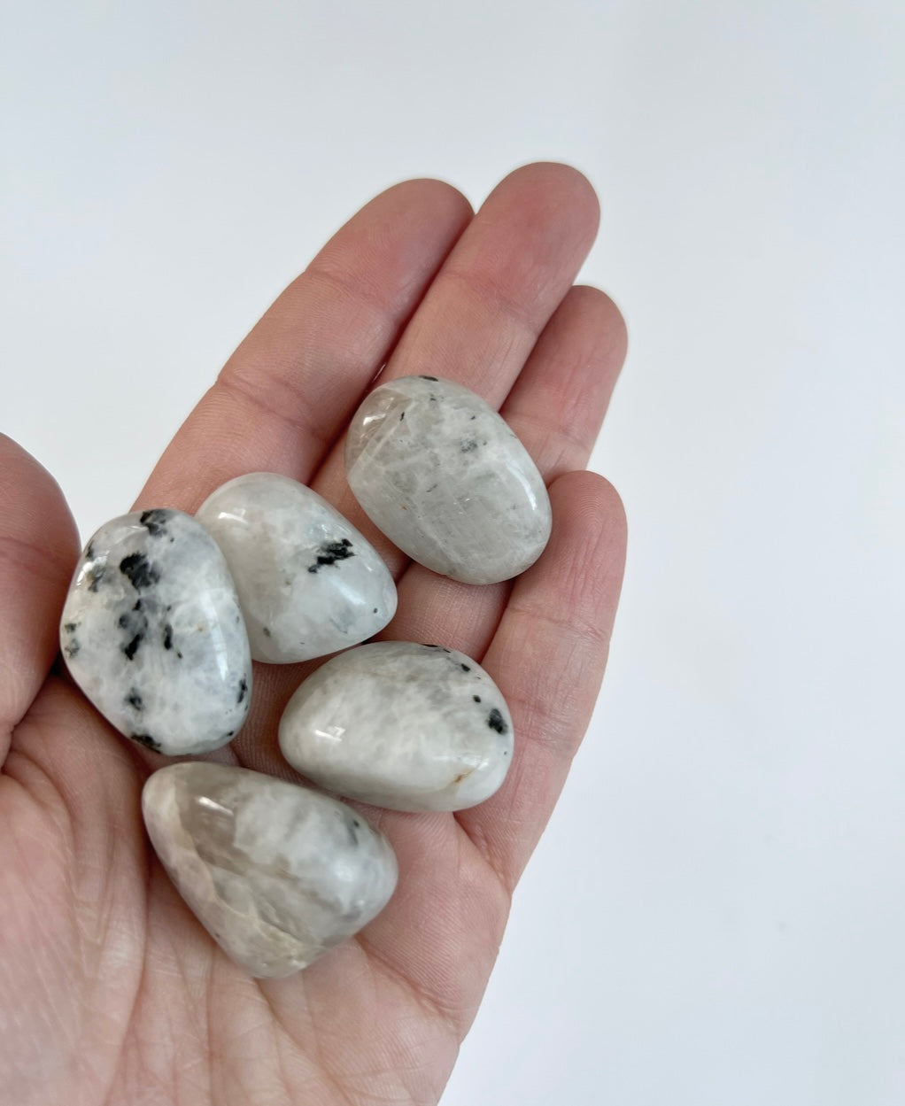 Rainbow Moonstone Tumbled Stone